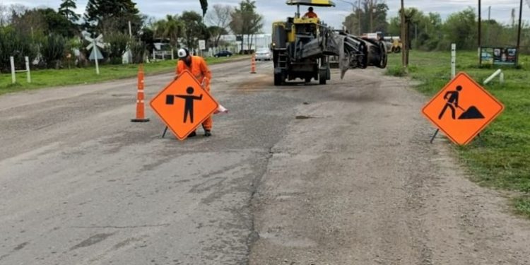 VIALIDAD NACIONAL TRABAJA SOBRE RN 178 EN LAS ROSAS Y EN VILLA ELOISA