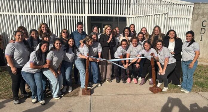 Esteban Motta y Gisela Scaglia inauguraron en El Trébol un nuevo Centro de Desarrollo Infantil