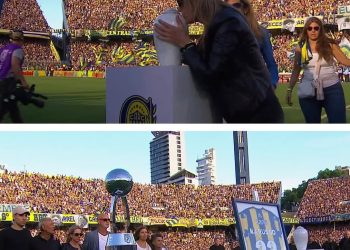 Conmovedor homenaje a Russo en el Gigante de Arroyito, antes del triunfo de Central ante Platense