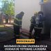 Una habitación tomó fuego por ropa incendiada en una casa de General López al 1300 en la ciudsd de Totoras