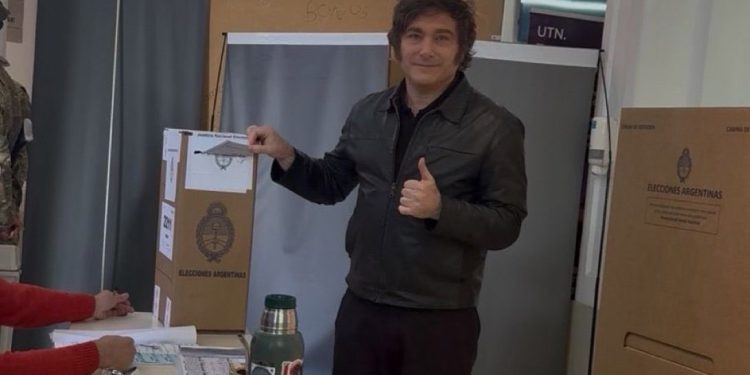 YA VOTÓ EL PRESIDENTE JAVIER MILEI