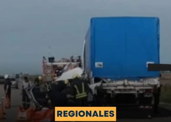 Un accidente fatal tuvo lugar este lunes pasadas las 14 horas en el kilómetro 463 de la Autopista Córdoba – Rosario, altura de Leones.