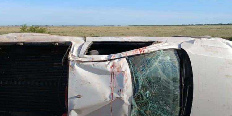Bernardo de Irigoyen: una mujer resultó herida tras volcar en zona rural