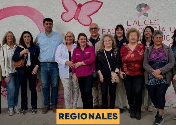 CAÑADA DE GÓMEZ CONMEMORÓ EL DÍA MUNDIAL CONTRA EL CÁNCER DE MAMA CON LA INAUGURACIÓN DE UN MURAL COLECTIVO