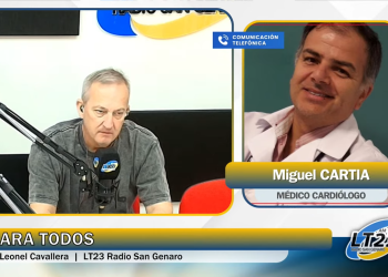 El Dr. Miguel Cartia en LT23 Radio San Genaro: la importancia de los controles antes de realizar actividad física