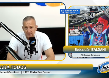 El sangenarino Sebastián Baldani participó del Gran Fondo Argentino