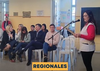 Inauguración de un aula del Programa “Mil Aulas” en la Escuela N° 6034 “Poeta José Pedroni” en Gálvez