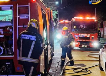 Incendio en dos departamentos de calle Avellaneda en Cañada de Gómez