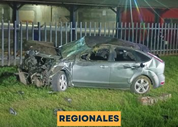 Vuelco en Las Rosas. Lesiones leves al conductor