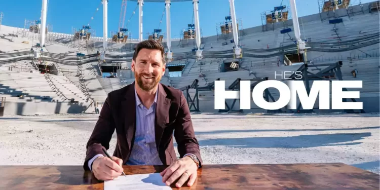 RENOVÓ MESSI. Lionel firmó su nuevo vínculo con Inter Miami