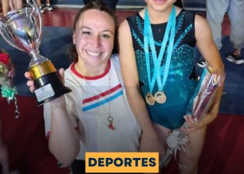 Luisina Beroy, gimnasta del Club Atlético San Genaro, se consagró campeona Nacional