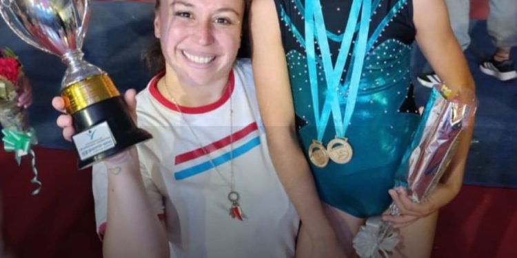 Luisina Beroy, gimnasta del Club Atlético San Genaro, se consagró campeona Nacional