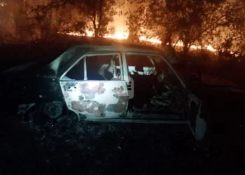 VIOLENTO ASALTO EN AROCENA: MANIATARON A UN COMERCIANTE Y QUEMARON EL AUTO EN LA FUGA