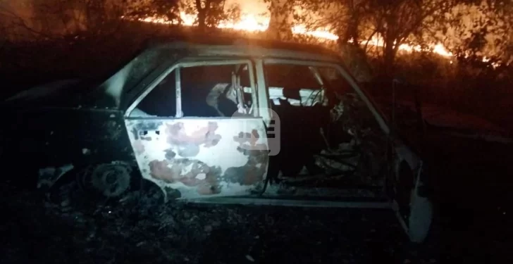 VIOLENTO ASALTO EN AROCENA: MANIATARON A UN COMERCIANTE Y QUEMARON EL AUTO EN LA FUGA