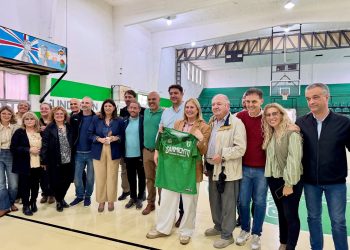 EL INTENDENTE MATÍAS CHALE RECIBIÓ A LA VICEGOBERNADORA GISELA SCAGLIA