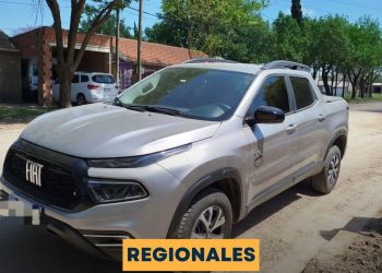 Siniestro vial en Gálvez deja un motociclista herido