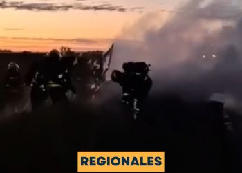 INCENDIO DE UN AUTO EN RUTA 178