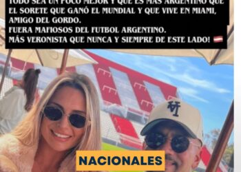 Ahora atacan a Messi: “Verón es más argentino que el sorete que ganó el Mundial y que vive en Miami”
