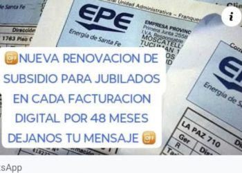 La EPE advierte sobre posibles intentos de estafa a usuarios de Santa Fe