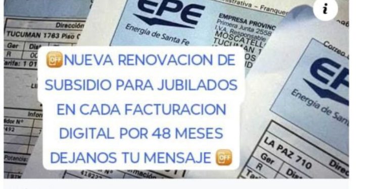 La EPE advierte sobre posibles intentos de estafa a usuarios de Santa Fe