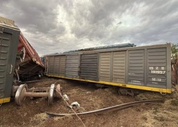 Choque entre un tren y un camión en Río Primero