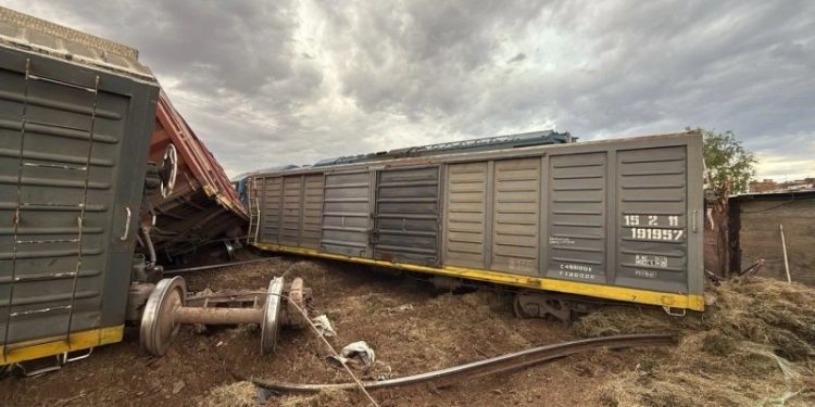 Choque entre un tren y un camión en Río Primero