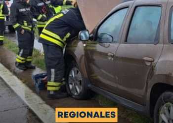 Accidente sin lesionados en jurisdicción de Cañada de Gómez