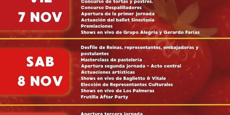  66º Fiesta Nacional de la Frutilla