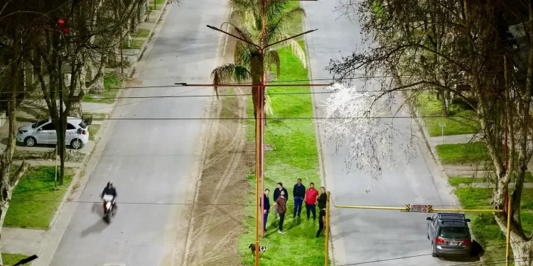 La Municipalidad de Cañada de Gómez continúa desarrollando su Plan Integral de Iluminación LED