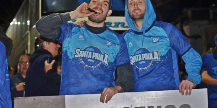 Gálvez: Santa Paula se presentó en su ciudad y ante su gente.