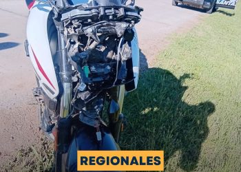 Gálvez: Siniestro vial entre calles Chubut y Bv. Argentino.
