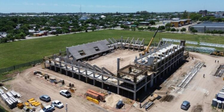 Juegos Suramericanos: el nuevo Microestadio de Rafaela ya superó el 30% de su construcción