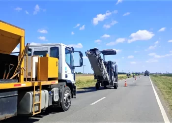 Vialidad informa que continúan las obras de mejora en la calzada de la Ruta 178