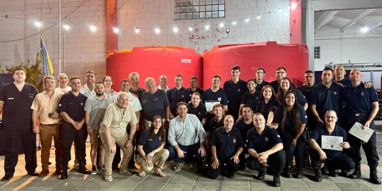 ACTO POR EL 65° ANIVERSARIO DE BOMBEROS VOLUNTARIOS CAÑADA DE GÓMEZ