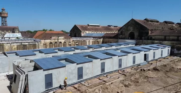 Avanza la obra de aislamiento en la Cárcel de Coronda: Ya se montaron 66 nuevas celdas