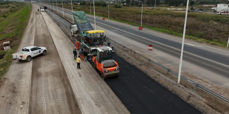 Avanza la obra del tercer carril en autopista Santa Fe–Rosario