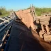 Colapsó el puente provisorio de la Ruta 69-S a la altura de La Pelada