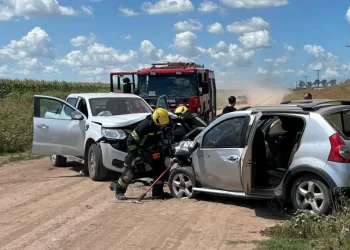 ACCIDENTE DE TRÁNSITO EN CAMINO RURAL DE COLONIA MEDICI