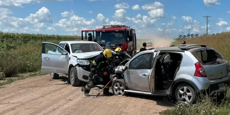 ACCIDENTE DE TRÁNSITO EN CAMINO RURAL DE COLONIA MEDICI