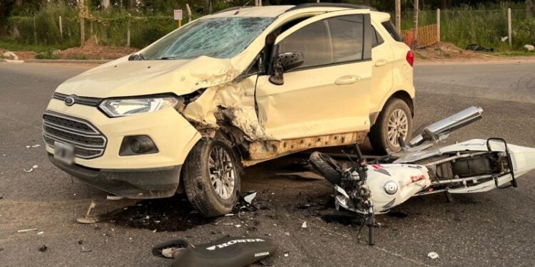 Murió una joven motociclista en un choque en General Lagos