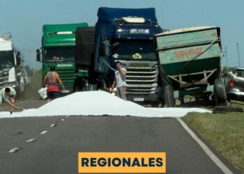 AHORA: Ruta 65 entre San Genaro y Diaz cortada al tránsito.