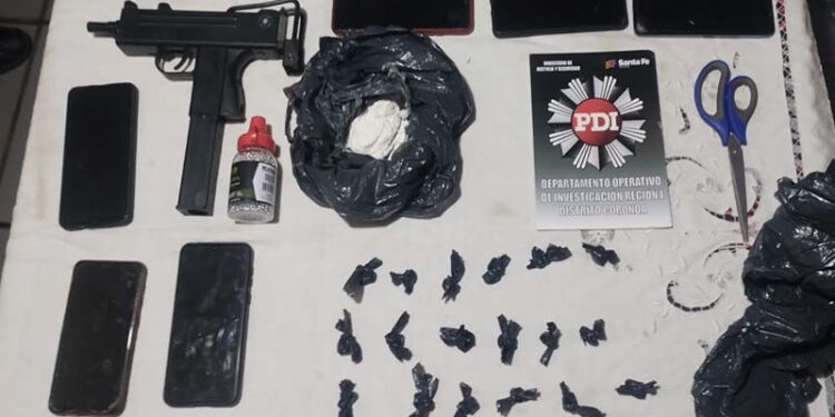 Sastre: secuestran droga en tres allanamientos