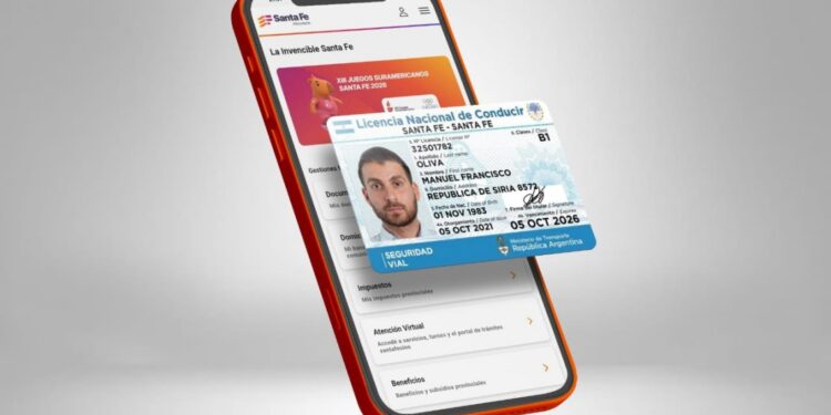 Las licencias de conducir digitales en la aplicación Mi Santa Fe ya tienen validez en la provincia