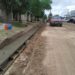 Obra de cordón cuneta en Barrio San Cayetano en Maciel