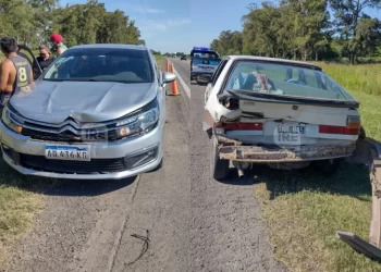 Accidente de tránsito en la Autopista a la altura de Monje