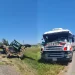 Colisionaron un camión y un tractor afectado a tareas de mantenimiento de la traza en la autopista Rosario–Santa Fe