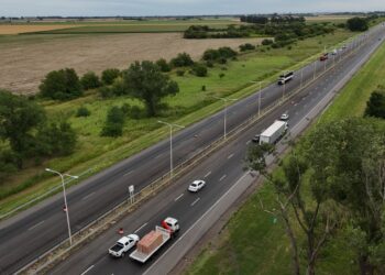 Autopista Rosario-Santa Fe: el se completó la construcción de los tres carriles en la mano hacia Rosario