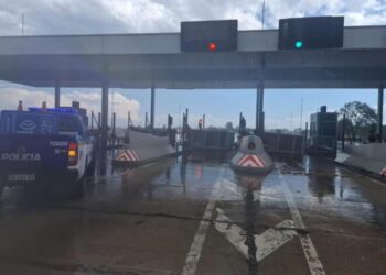 Voló una cabina de peaje durante el temporal en Córdoba y murió un trabajador
