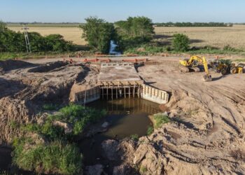 Etapa final de obra para el reacondicionamiento de Canal Irigoyen