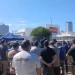 TRABAJADORES DE VERÓNICA SE MANIFIESTAN FRENTE A LAS OFICINAS EN TOTORAS